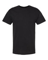 Black Embroidery t-shirt on a white background