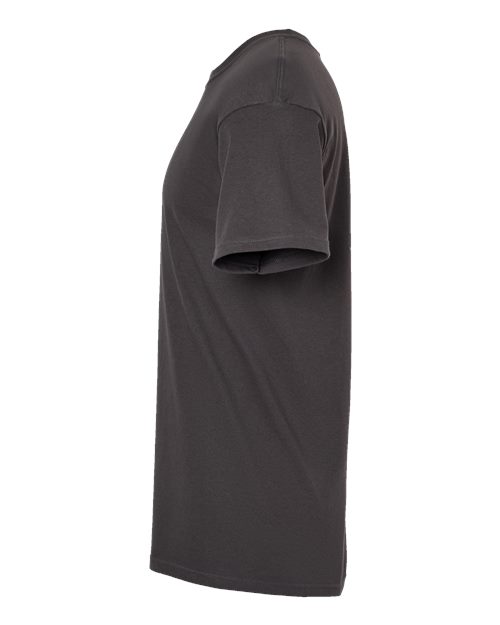 Black Embroidery t-shirt on a white background