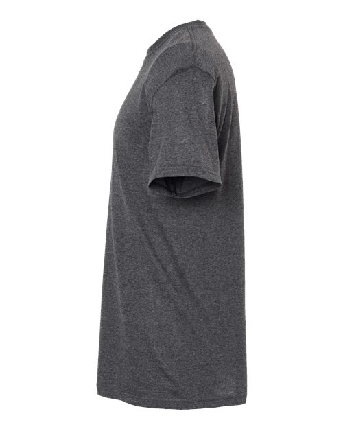 Gray Embroidery t-shirt on a white background