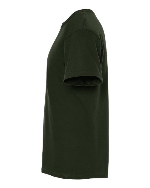 Dark green t-shirt on a white background