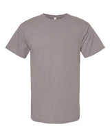 Plain gray t-shirt on a white background