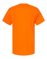 OrangeEmbroidery  t-shirt on a white background