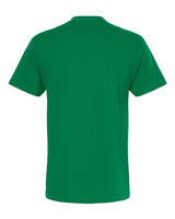 Green Embroidery t-shirt on a white background