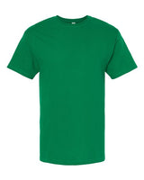Green Embroidery t-shirt on a white background