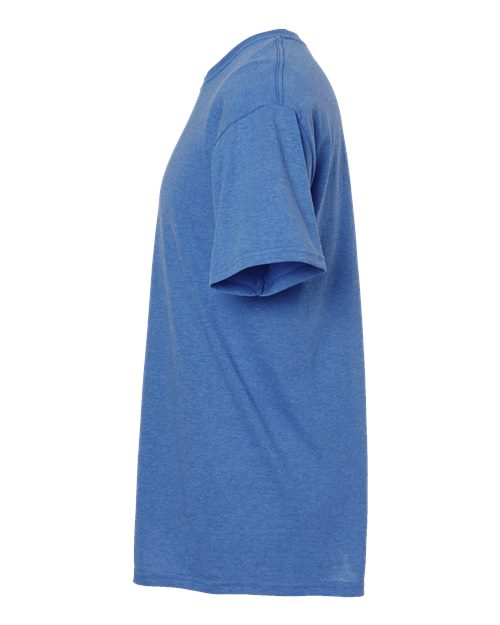 Blue t-shirt on a white background