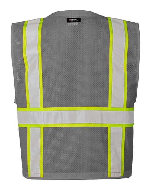 Kishigo Unisex EV Series® Enhanced Visibility Multi-Pocket Mesh Vest