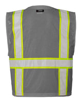 Kishigo Unisex EV Series® Enhanced Visibility Multi-Pocket Mesh Vest