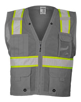 Kishigo Unisex EV Series® Enhanced Visibility Multi-Pocket Mesh Vest