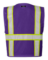 Kishigo Unisex EV Series® Enhanced Visibility Multi-Pocket Mesh Vest