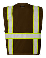 Kishigo Unisex EV Series® Enhanced Visibility Multi-Pocket Mesh Vest