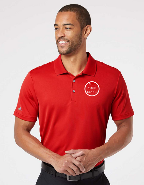 Imprint Connect- Adidas Performance Polo. Design Yours Today. Custom embroidery Adidas Performance Polo