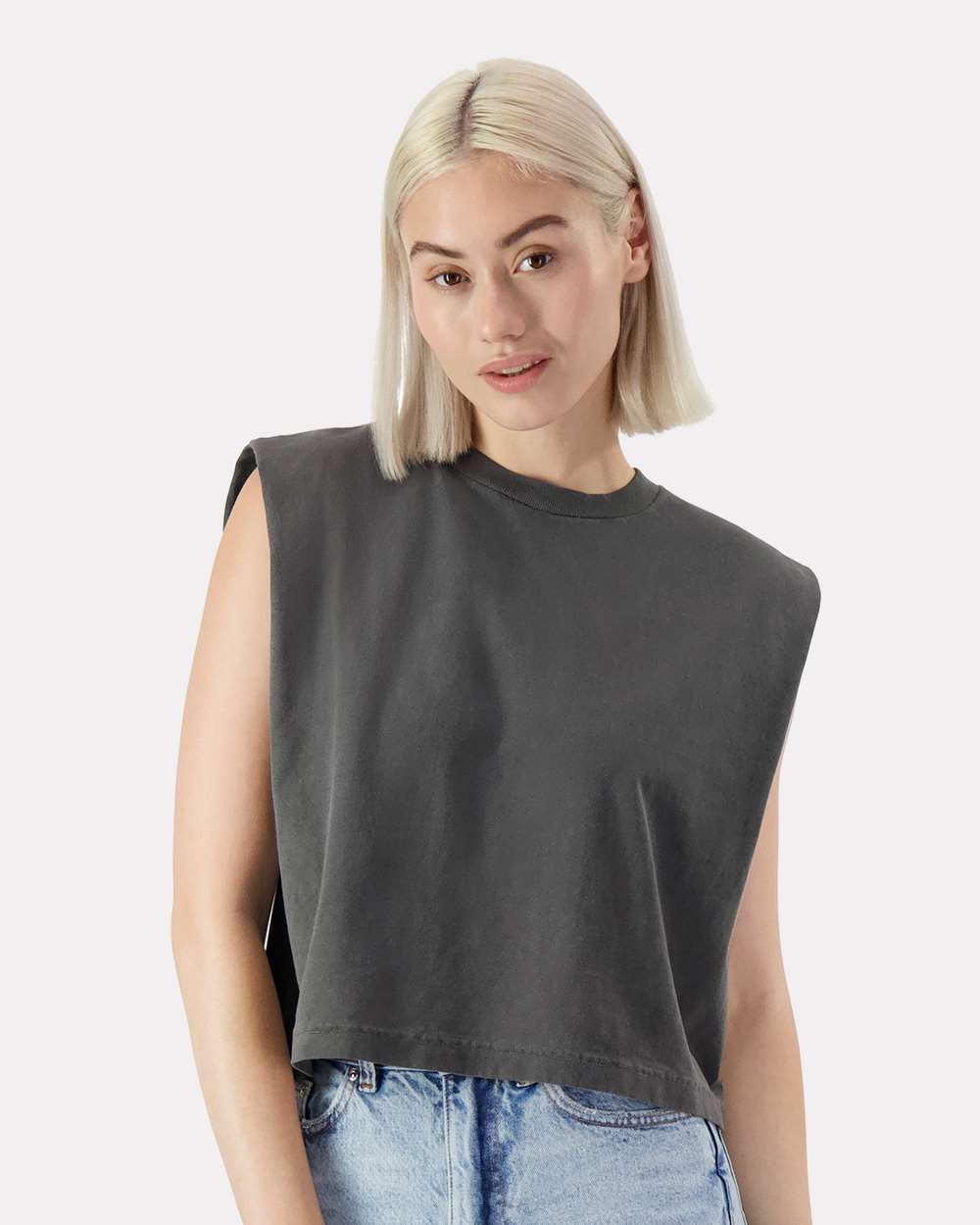 American Apparel - Garment-Dyed Women's Heavyweight Muscle Tee