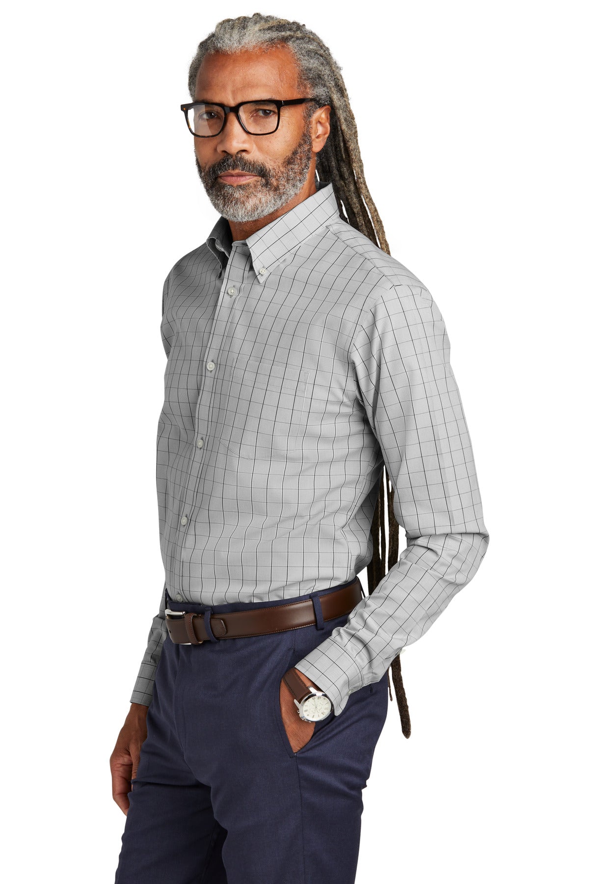 Brooks Brothers Wrinkle-Free Stretch Patterned Shirt
