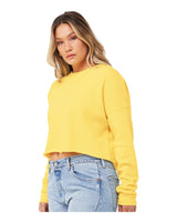 BELLA + CANVAS - Women's Crop Fleece Crewneck