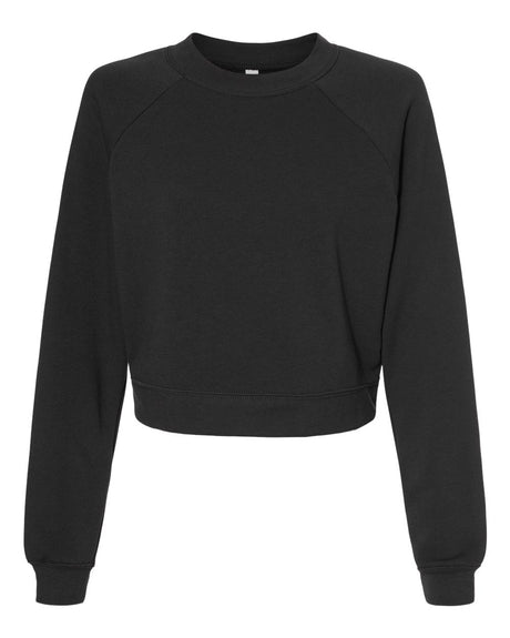 BELLA + CANVAS - Women's Raglan Pullover Fleece Crewneck