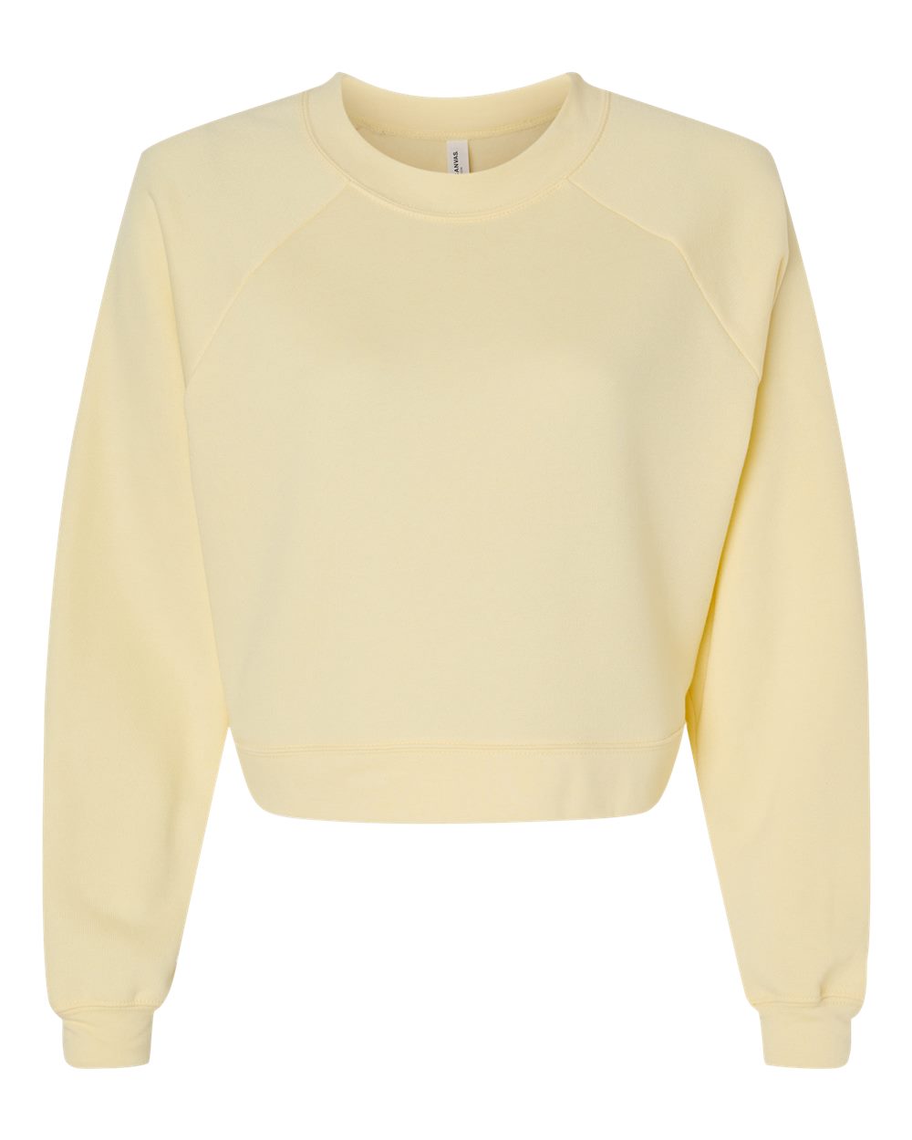 BELLA + CANVAS - Women's Raglan Pullover Fleece Crewneck