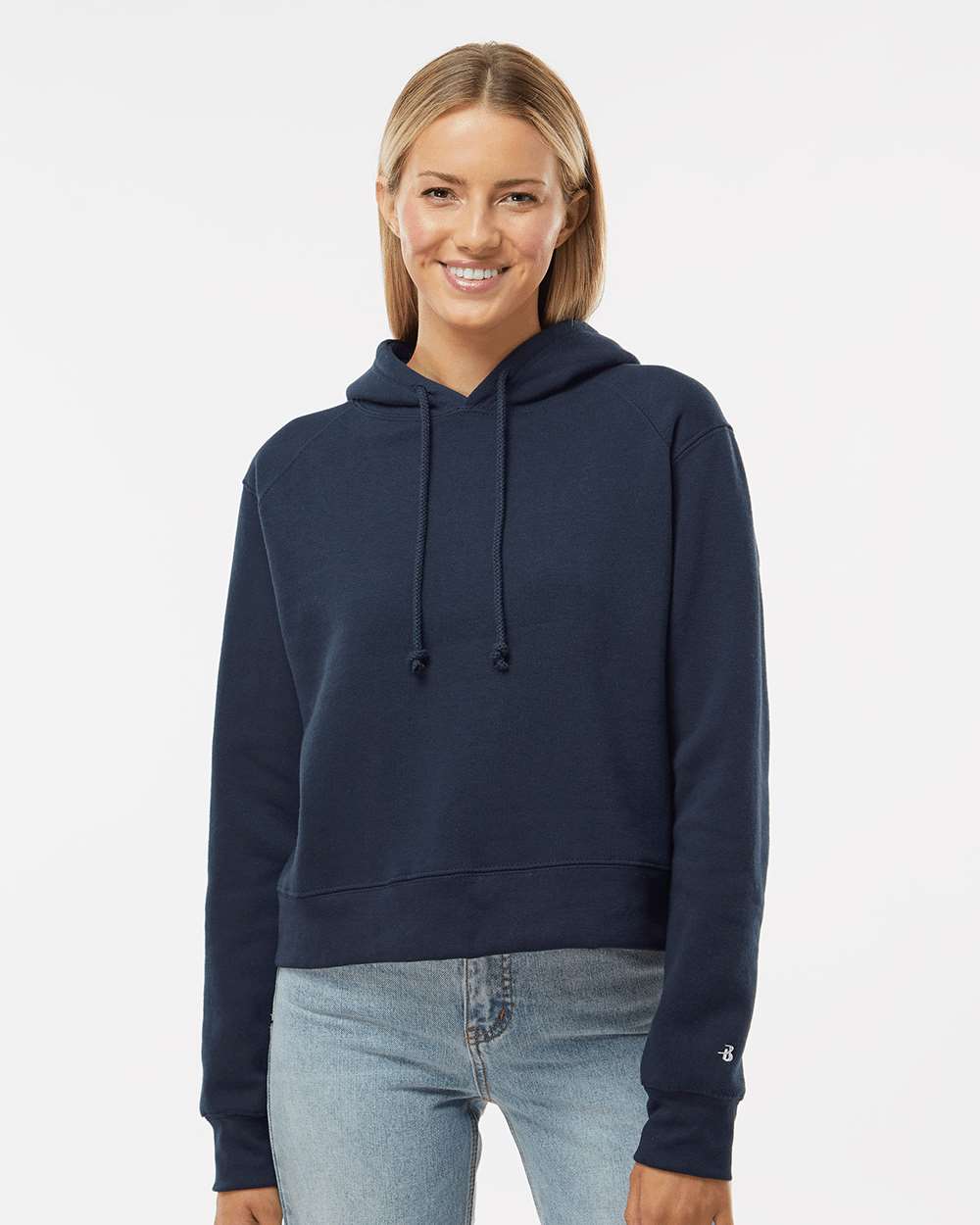 Badger - Women's Crop Hooded Sweatshirt