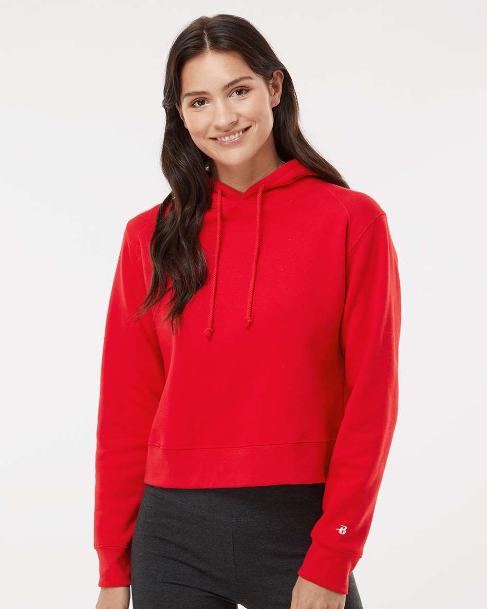 Badger - Women's Crop Hooded Sweatshirt