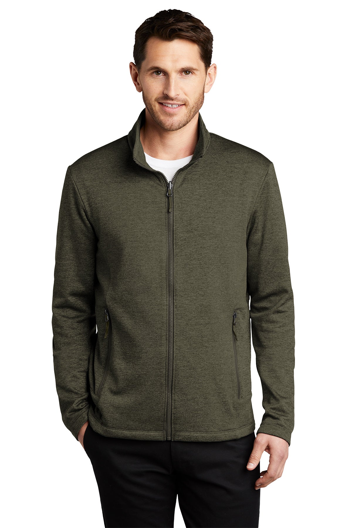 Port Authority® Collective Striated Fleece Jacket