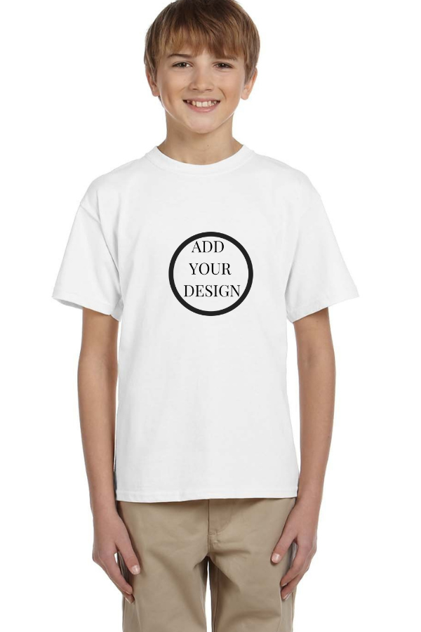 Imprint Connect- Fruit of the Loom - Youth HD Cotton Short Sleeve T-Shirt-Unisex. Design Yours Today. Custom Screen Printing, Direct-to-film, Direct-to-Garment
Fruit of the Loom - Youth HD Cotton Short Sleeve T-Shirt-Unisex