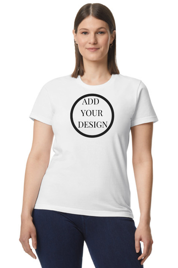 Imprint Connect-Gildan Softstyle Midweight Ladies T-Shirt. Design Yours Today. Custom Screen Printing, Direct-to-film, Direct-to-Garment
Gildan Softstyle Midweight Ladies T-Shirt