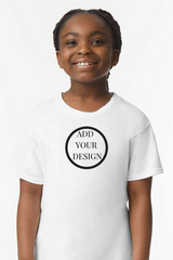 Imprint Connect-Gildan Softstyle® Youth T-Shirt. Design Yours Today. Custom Screen Printing, Direct-to-film, Direct-to-Garment
Gildan Softstyle® Youth T-Shirt