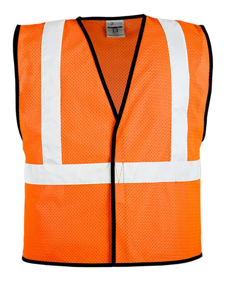 Kishigo Unisex Hook-and-Loop Mesh Safety Vest
