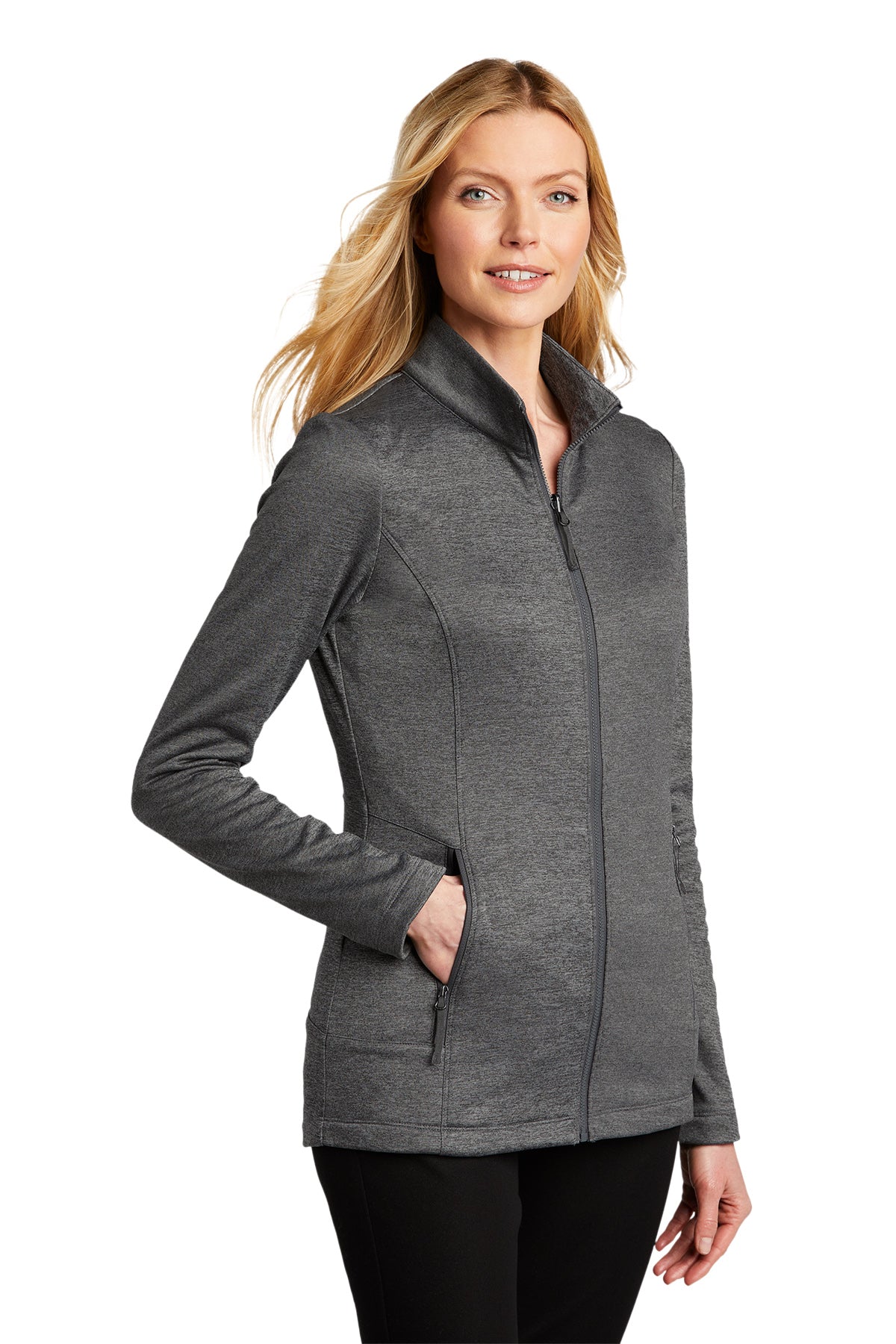 Port Authority® Ladies Collective Striated Fleece Jacket