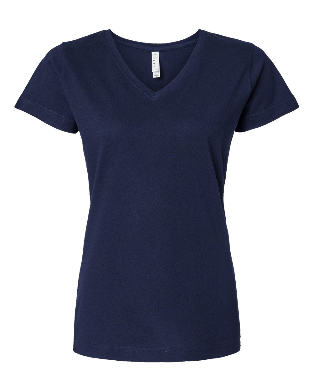 LAT - Women's Fine Jersey V-Neck Tee