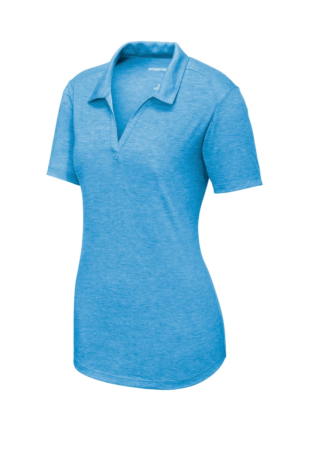 Sport-Tek Women's PosiCharge Tri-Blend Wicking Polo. LST405