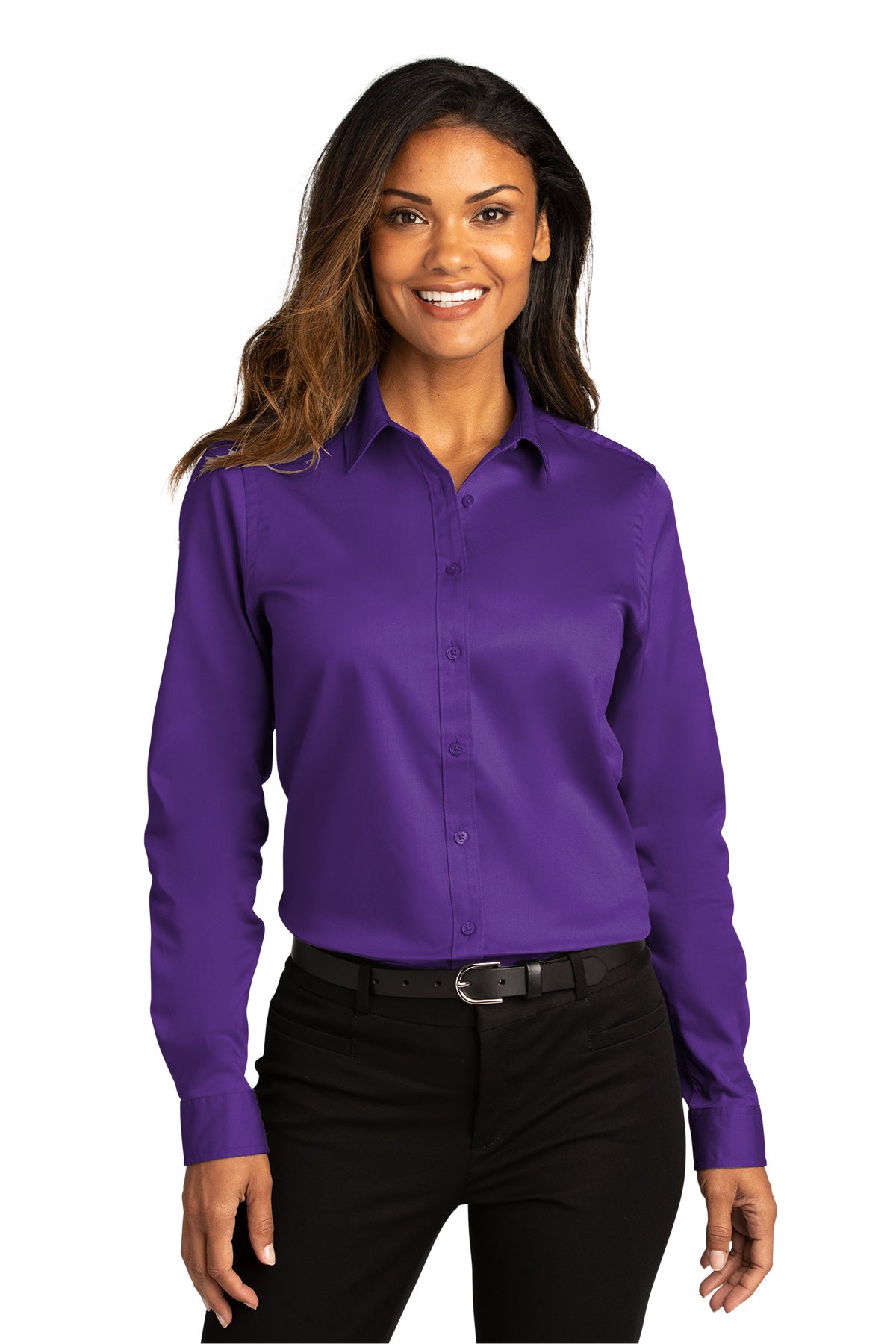 Port Authority® Ladies Long Sleeve SuperPro React ™