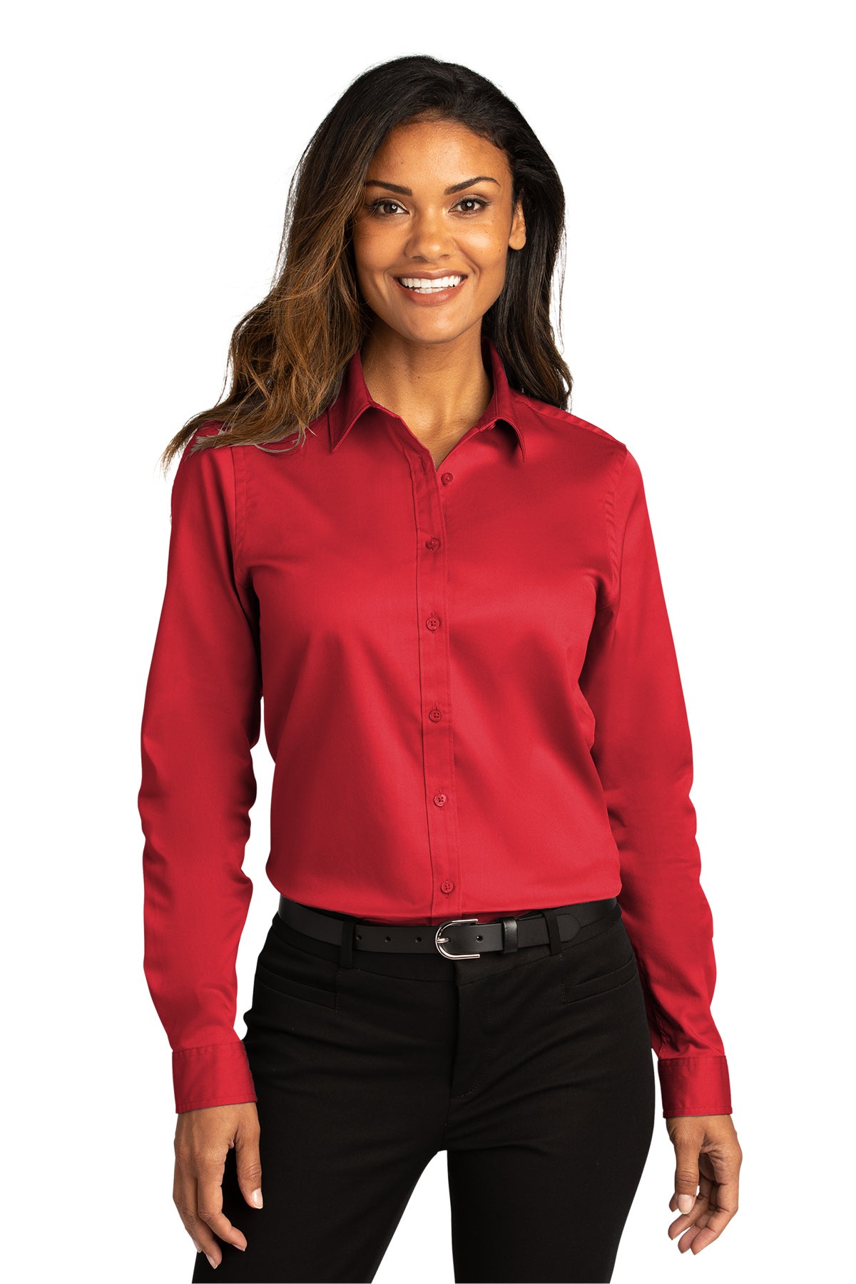 Port Authority® Ladies Long Sleeve SuperPro React ™