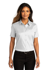 Port Authority® Ladies Short Sleeve SuperPro React ™ Twill Shirt