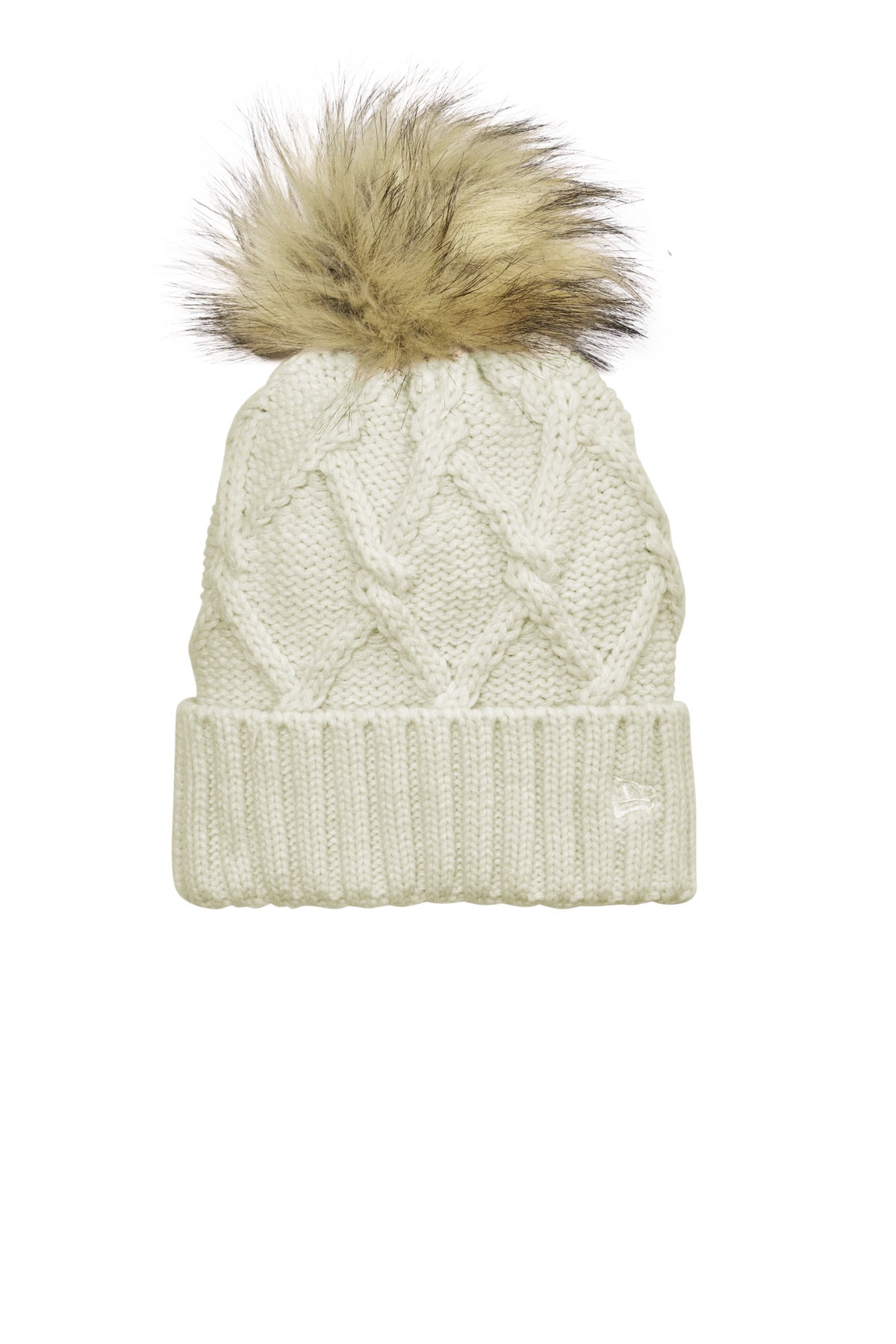 New Era Faux Fur Pom Beanie