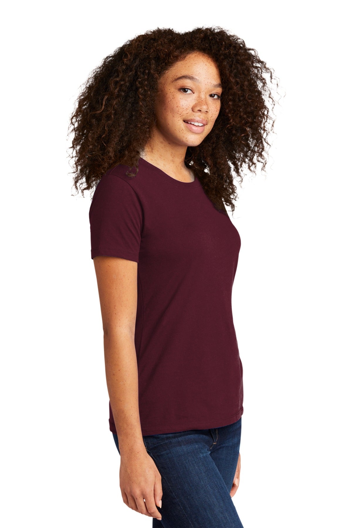 Next Level Apparel Women's Cotton Tee. NL3900