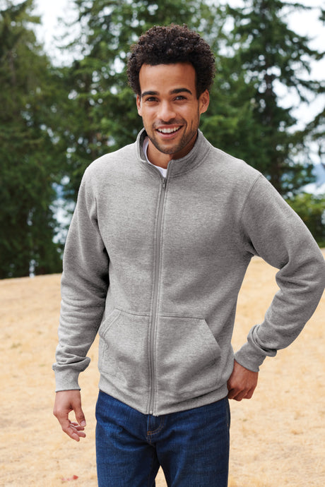 Port & Company ® Core Fleece Cadet Full-Zip Sweatshirt