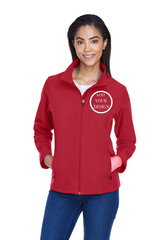 Imprint Connect-Team 365 Ladies' Leader Soft Shell Jacket Design Yours Today. Custom embroidery
Team 365 Ladies' Leader Soft Shell Jacket