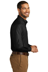 Port Authority Men's Long Sleeve Carefree Poplin Dress Shirt