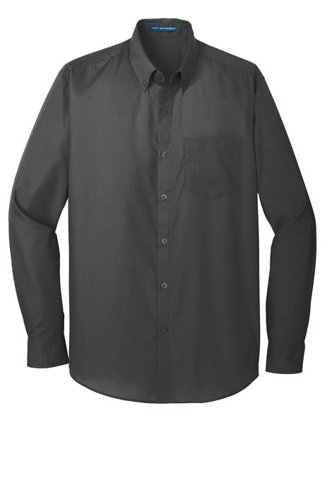 Port Authority Men's Long Sleeve Carefree Poplin Dress Shirt