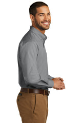 Port Authority Men's Long Sleeve Carefree Poplin Dress Shirt