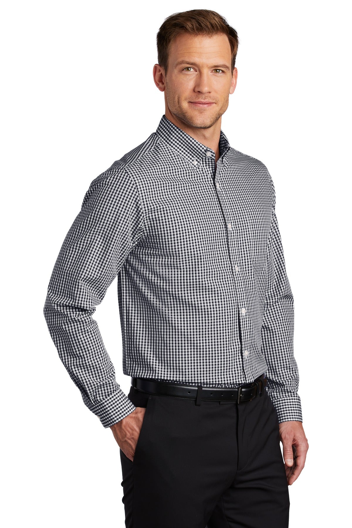 Port Authority Broadcloth Gingham Easy Care Shirt