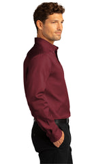 Port Authority® Long Sleeve SuperPro React™ Twill Shirt