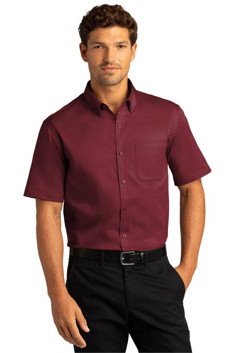 Port Authority® Men's Short Sleeve SuperPro React™Twill Shirt