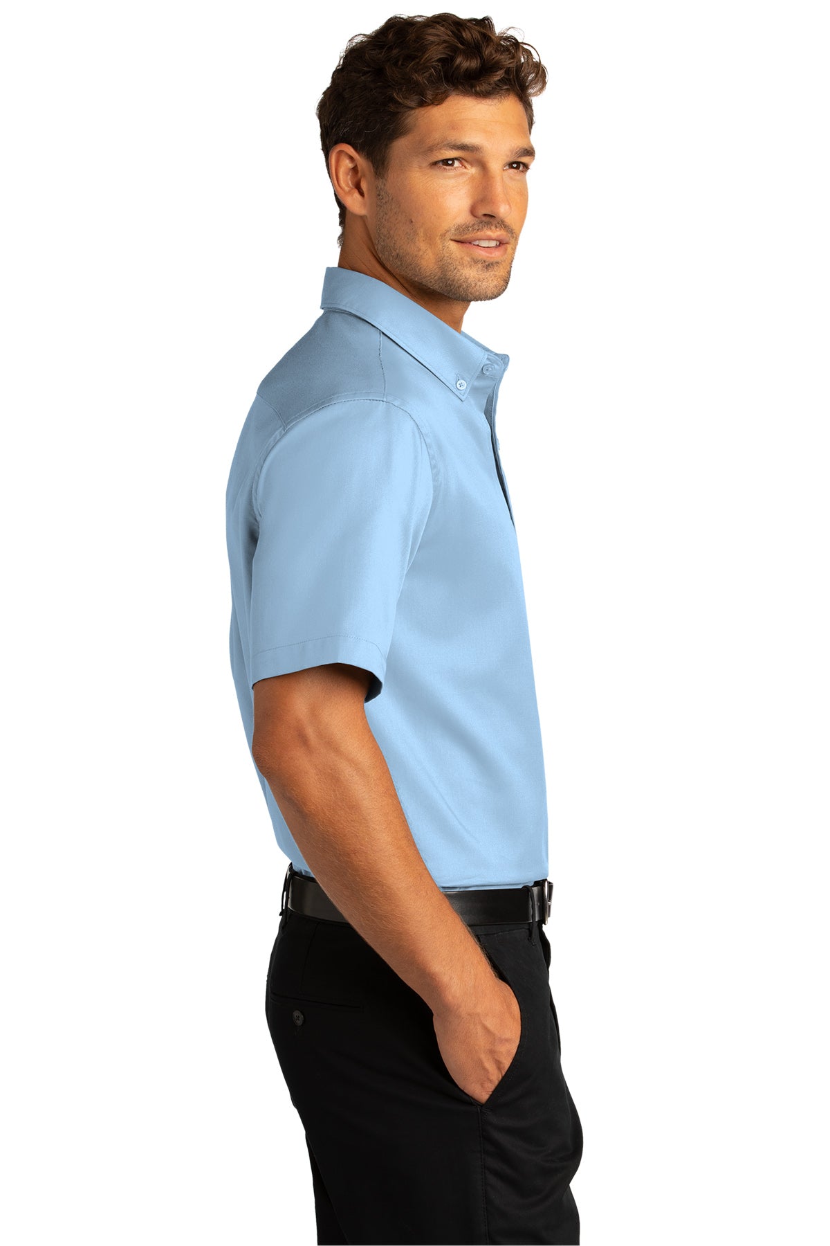 Port Authority® Men's Short Sleeve SuperPro React™Twill Shirt