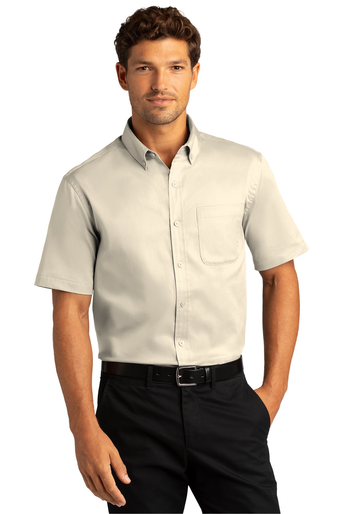 Port Authority® Men's Short Sleeve SuperPro React™Twill Shirt