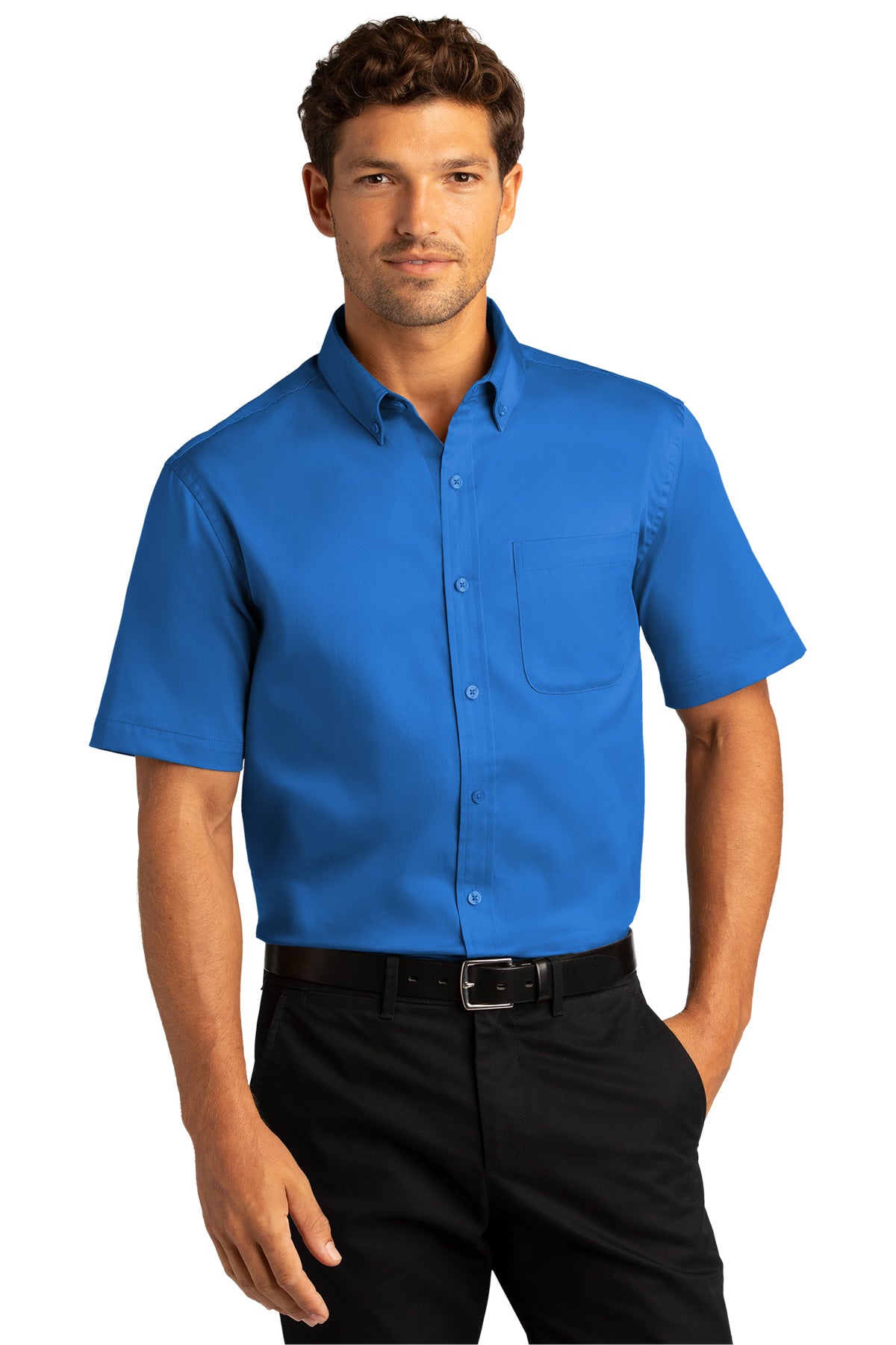 Port Authority® Men's Short Sleeve SuperPro React™Twill Shirt