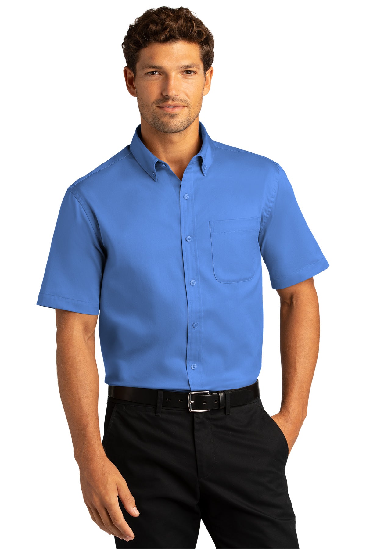 Port Authority® Men's Short Sleeve SuperPro React™Twill Shirt