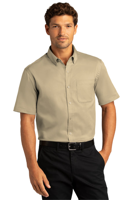 Port Authority® Men's Short Sleeve SuperPro React™Twill Shirt