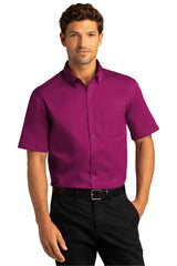 Port Authority® Men's Short Sleeve SuperPro React™Twill Shirt