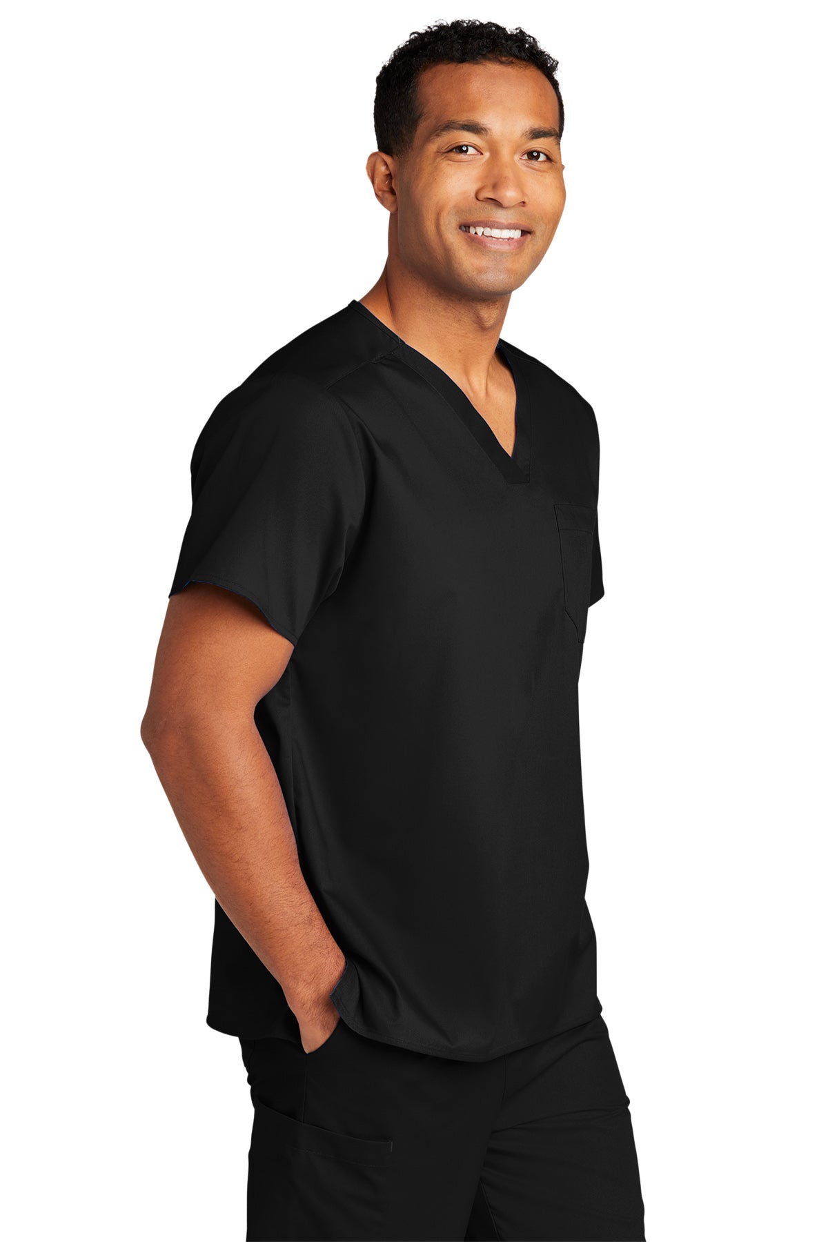 Wink™ WorkFlex™ Chest Pocket V-Neck Scrub Top